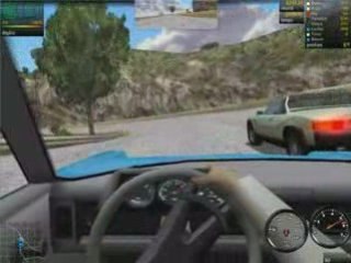 NFS PORSCHE 2000 (PC) : vue cockpit