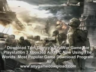 Tom Clancys End War Game Download