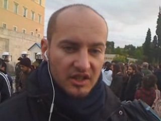 Interview de jeunes à Athènes