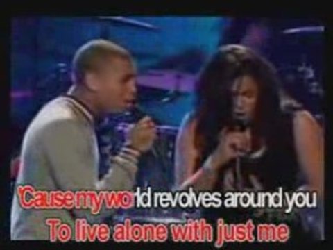 Jordin Sparks Duet Chris Brown - No Air [ KARAOKE]