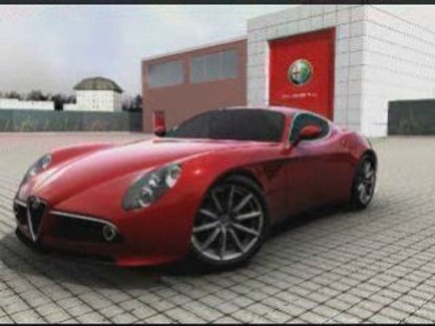 Alfa Roméo 8C Competizione le concept de 2003