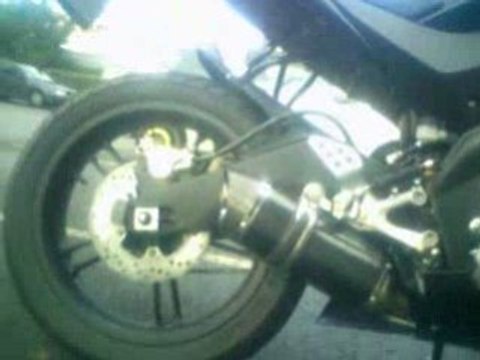 Ma Yamaha YZF 125 avec une ligne Fresco