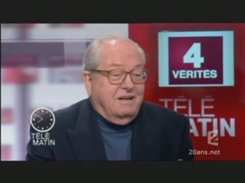 LePen sur Dieudonne et Faurission au zenith 2008