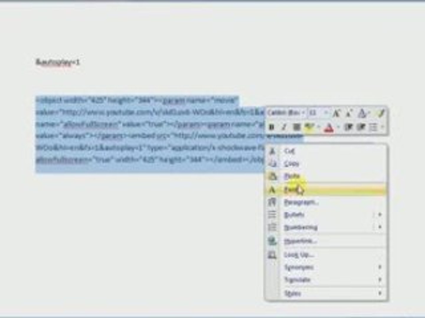 ⁣how to make your youtube video autoplay part 1