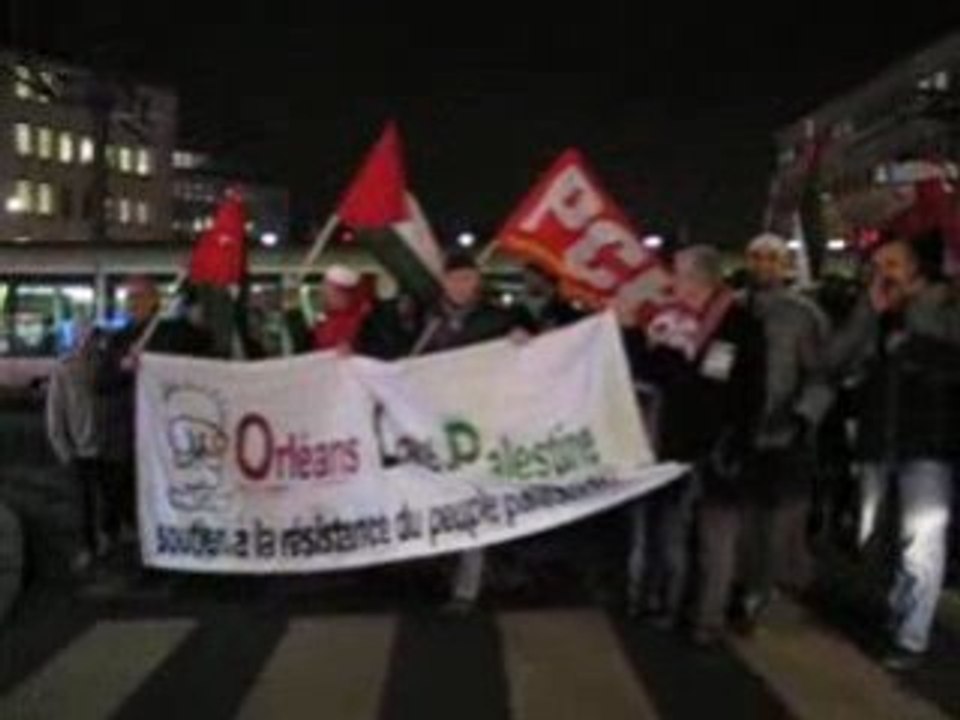 Manif soutien Palestine Orléans
