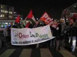 Manif soutien Palestine Orléans