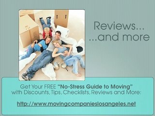 Moving Companies Los Angeles