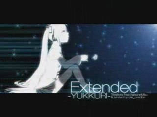 Hatsune Miku sings "Extended"