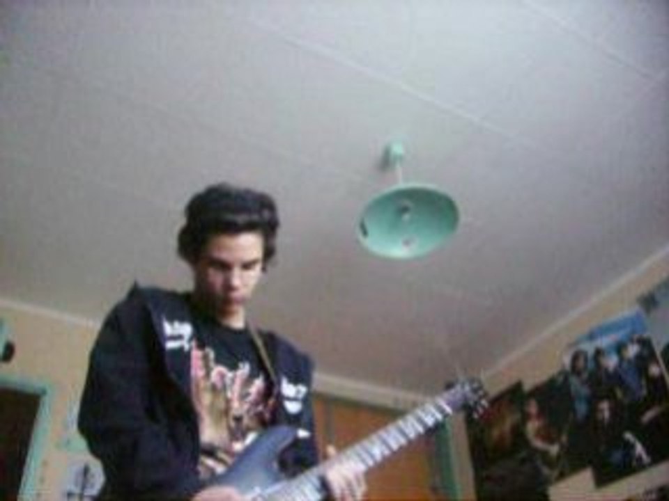 julien tourne guitare against my self offspring cover