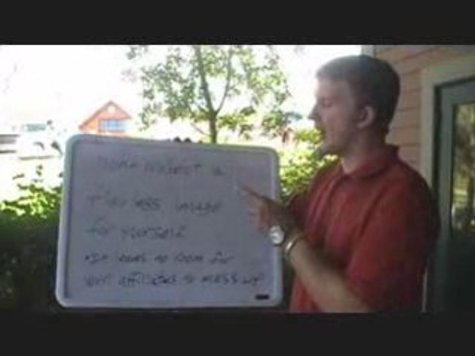 internet marketing lessons: Don't project a flawless image.