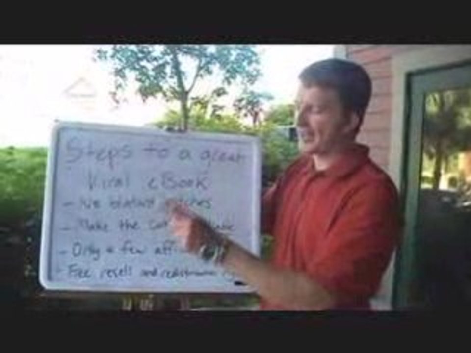 internet marketing lessons: steps to a viral ebook for free.