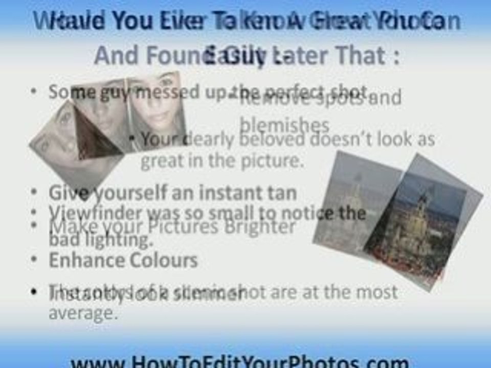 How to Fix Your Digital Photos