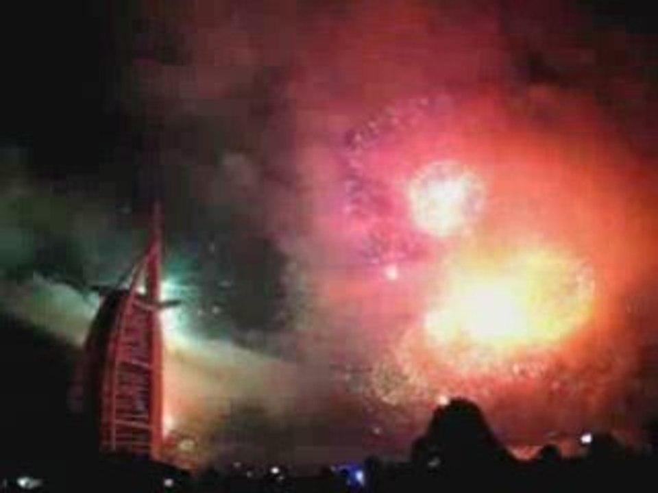 Dubai UAE Fireworks  New  year  2009