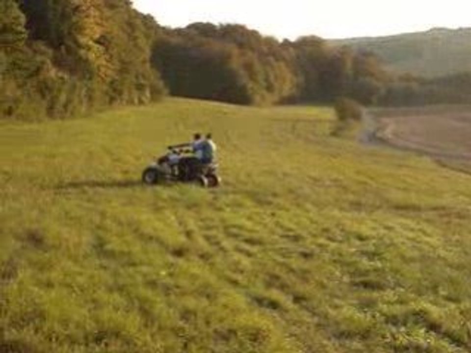 lolo et micky sur le 450 kfx-r