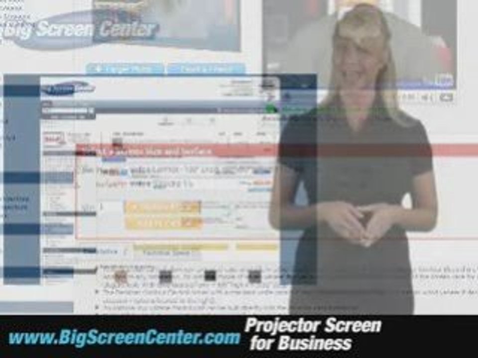 Projector Screen for Business