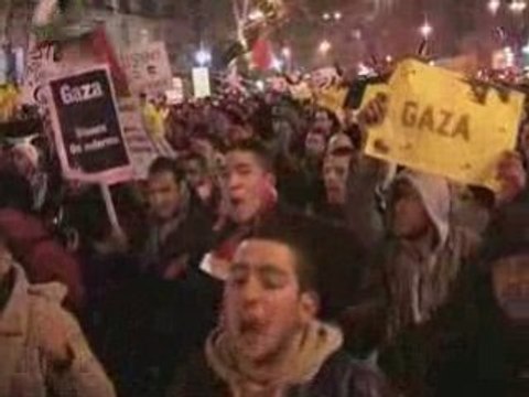 Palestine Manif à Paris 30/12/2008