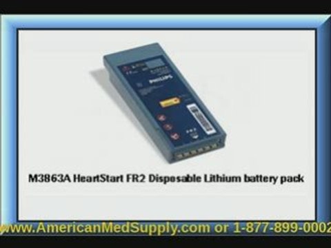 Philips AED Defibrillator Battery M3863A