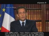 Les vœux de Nicolas Sarkozy