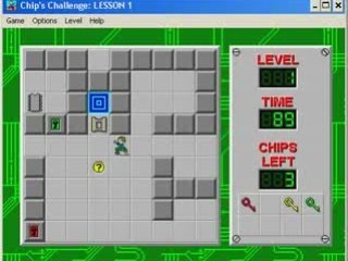 Chip's Challenge: lvl 001 - Lesson 1