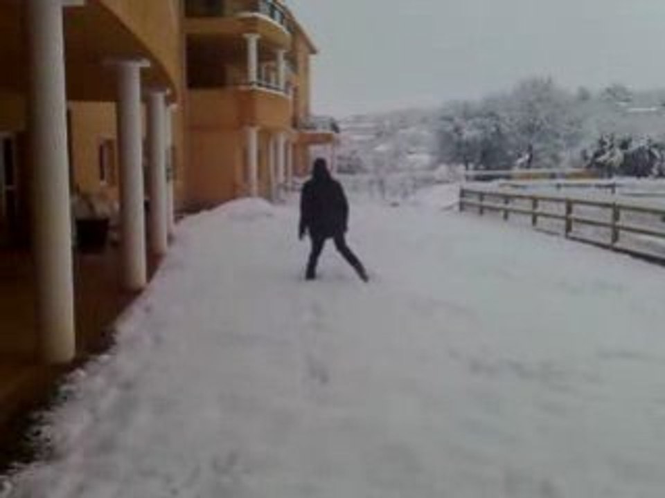 Neige à L'escalette 7 janvier 2009