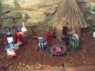 Afrique crèches de noël.