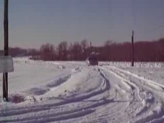 drift en 206 sur neige.