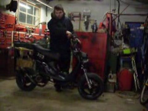 malaguti F15 powered by barikit 70cc