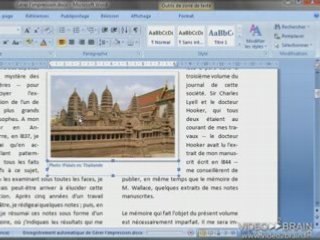 Microsoft  Word 2007 : Les légendes sous les illustrations