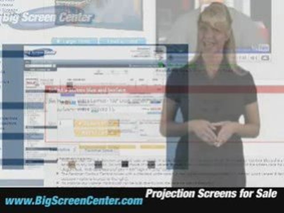 Projection Screens for Sale