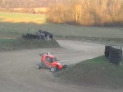Entrainement à Minaucourt avec un Kart cross PRM 600 R6