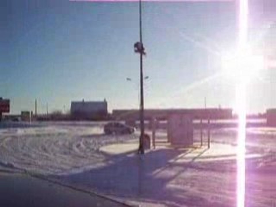 drift en 206 sur neige