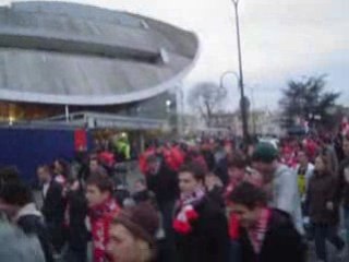 PARIS SG - VALENCIENNES FC ARRIVEE AU PARC