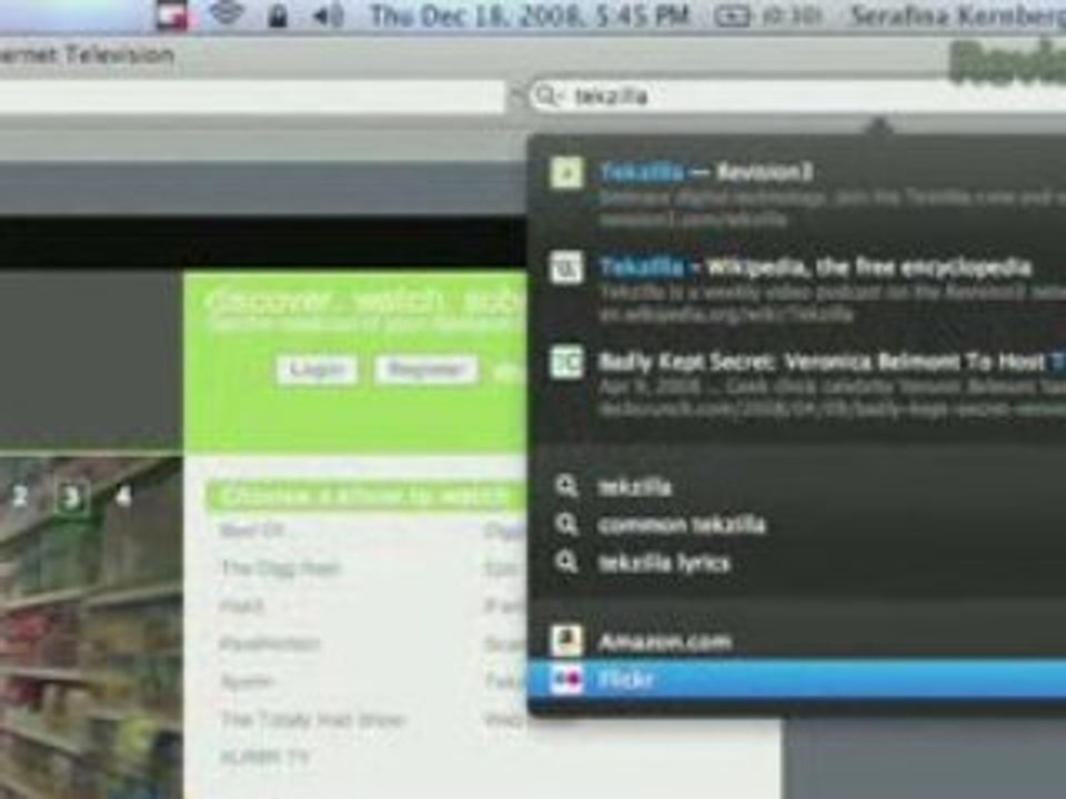 Tekzilla Daily Tip Safari IE Supercharge Safari And Video Dailymotion