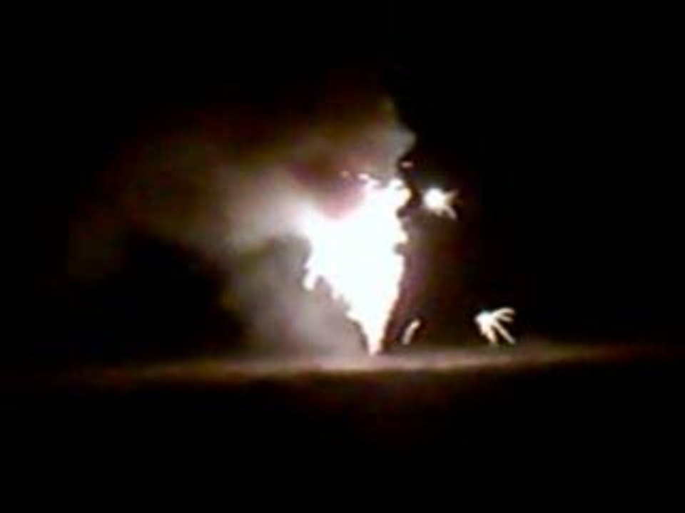 magnifique feu d'artifice du nouvel an 2009 - partie 1