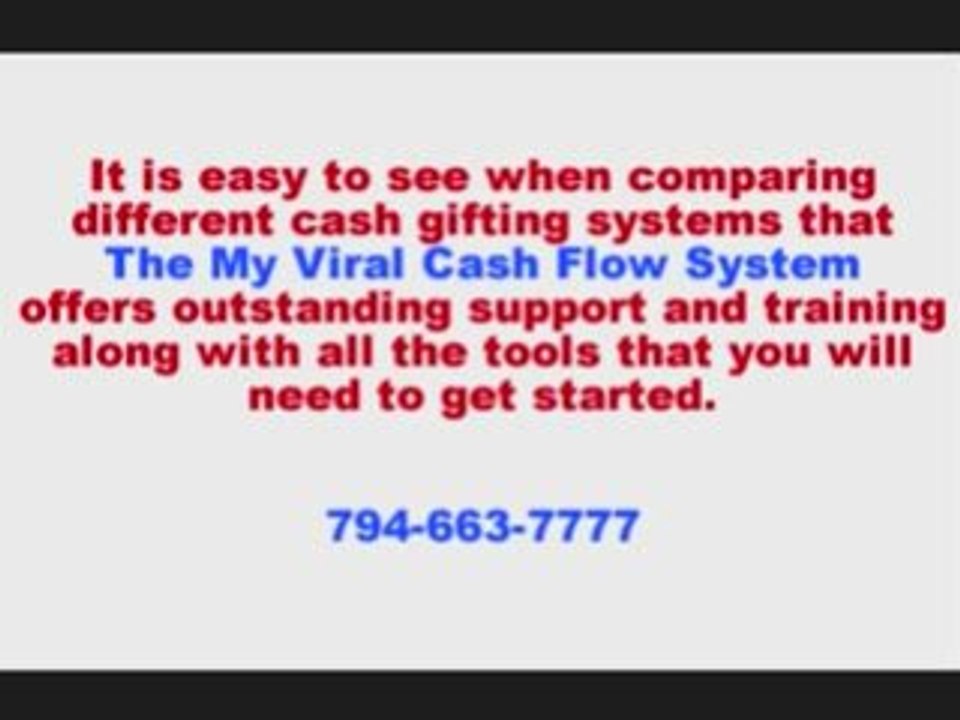 The My Viral Cash Flow System|Gifting