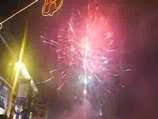 feu d'artifice/ tournai