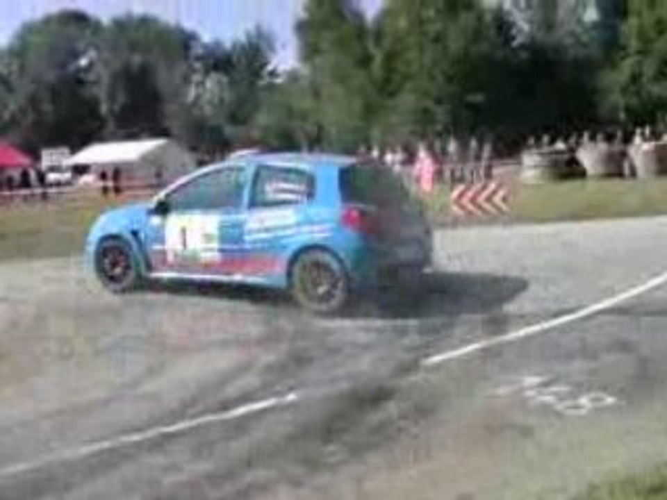 Cedric Robert  CLIO R3 au  Rallye Vosgien 2008