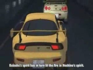 initial D rx7 vs Skyline R34 nür