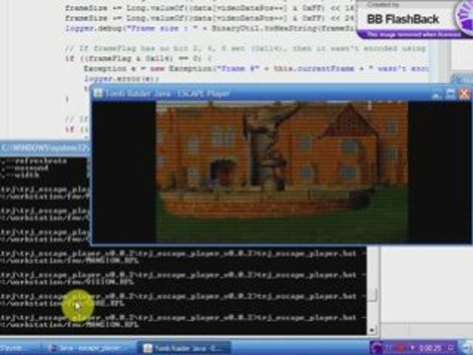 Tomb Raider Java Escape FMV Player