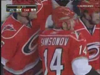 Hurricanes - Thrashers Highlights (12/31/08)