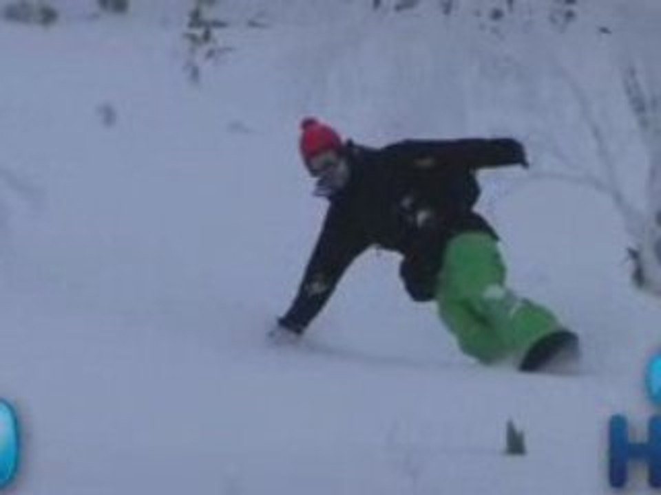 Niseko Hanazono tv powder report 02.01.09