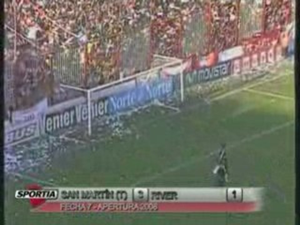San Martín de Tucumán: Goles Apertura 08