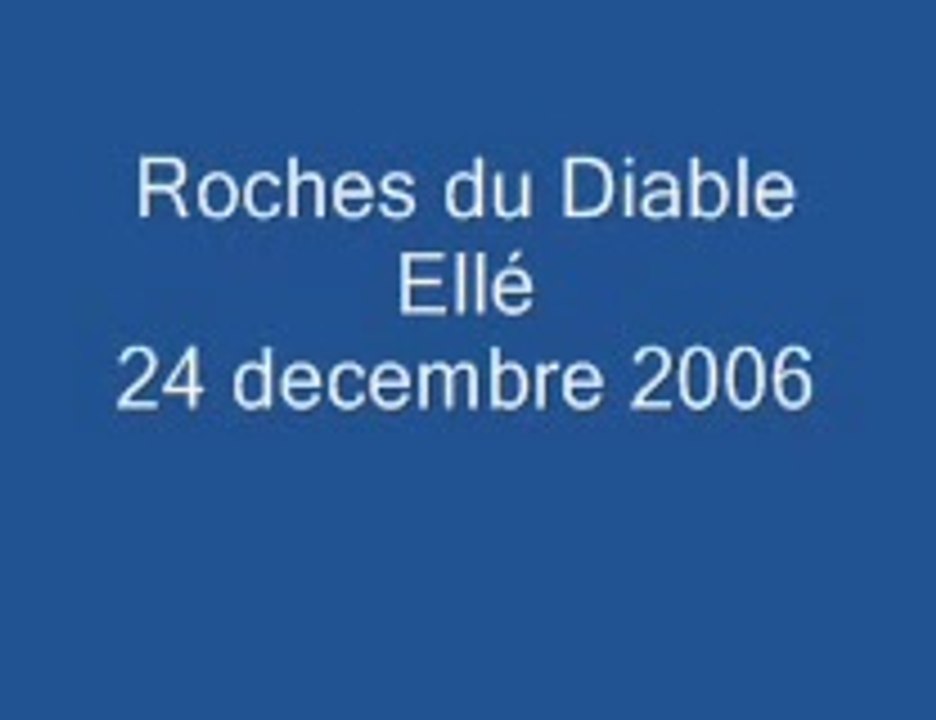 Les Roches du Diable - 24 déc 2006 - Club de kayak d'Acigné