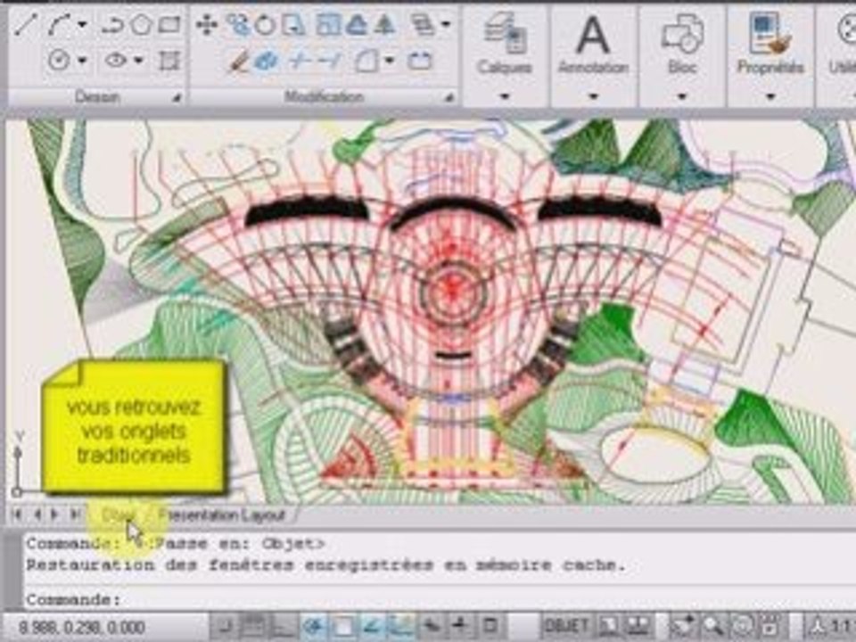 AutoCAD 2009, les présentations