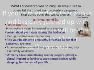 Snoring Relief
