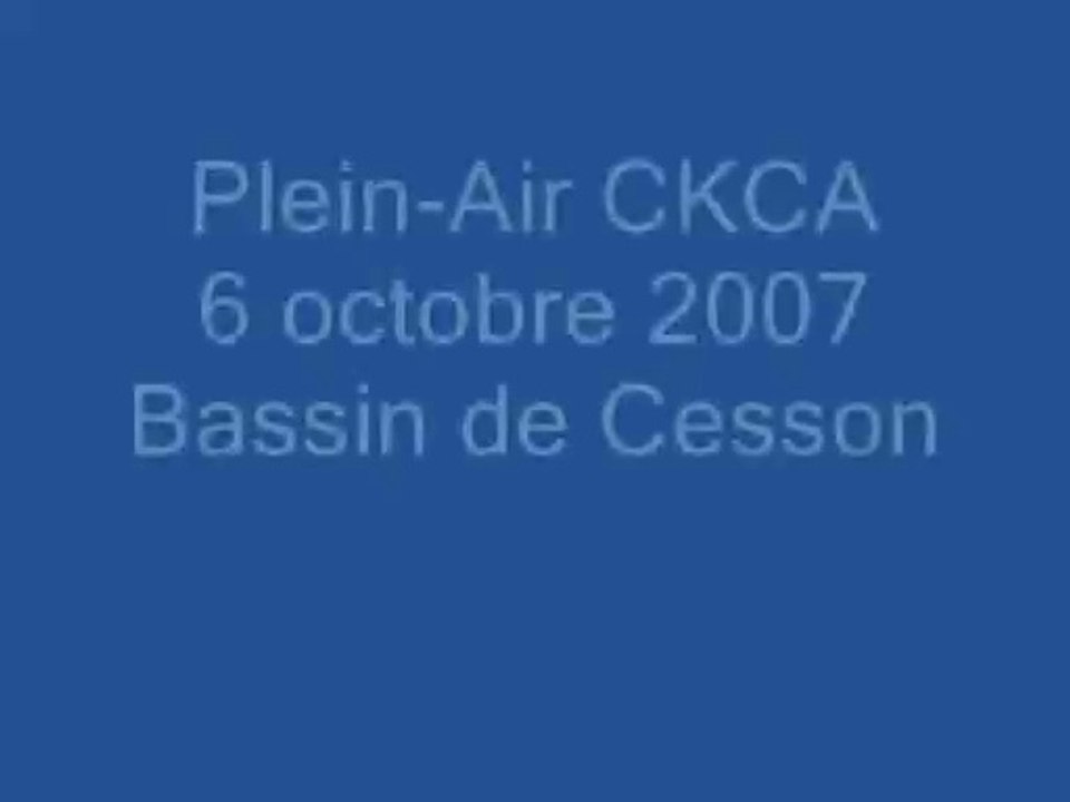 Bassin de Cesson 6 octobre 2007 - Club de kayak d'Acigné