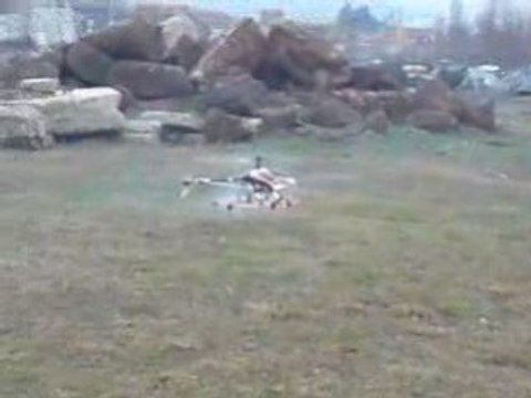 1er vols en helico raptor 30