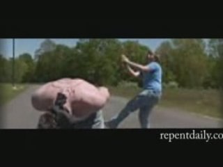 Grown man lets dog chase kids caught on tape