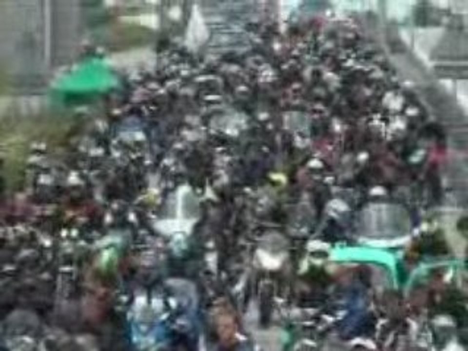 Manif moto a cherbourg