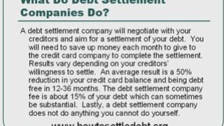 Hire debt negotiation company or DIY? Get rid of card debt